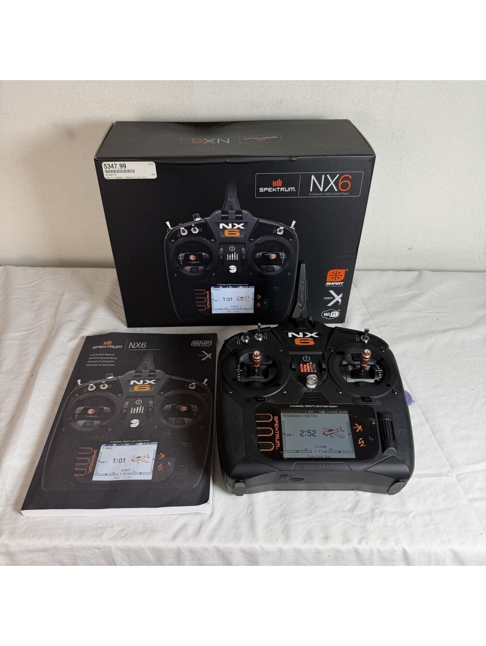 Spektrum NX6 6-Channel DSMX 2.4GHz RC Transmitter - Excellent Condition